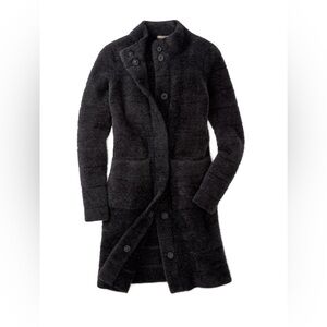 NWT J. McLaughlin Tripp Sweater Coat Black Medium